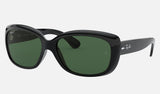 Ray Ban Jackie Ohh Blk w/ Dark Green 0Rb4101 601/5858