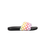 Vans Girls Range Slide-On Rainbow Checkered Multi/Black VN0A5ELW3RQ