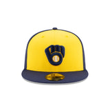 New Era Milwaukee Brewers Navy/Yellow 5950 70538706