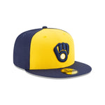 New Era Milwaukee Brewers Navy/Yellow 5950 70538706
