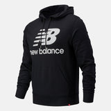 New Balance Mens Essential Street Logo PO Hoodie Blk MT03558