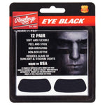 Rawlings Eye Black 12 Pair Stickers Eb12