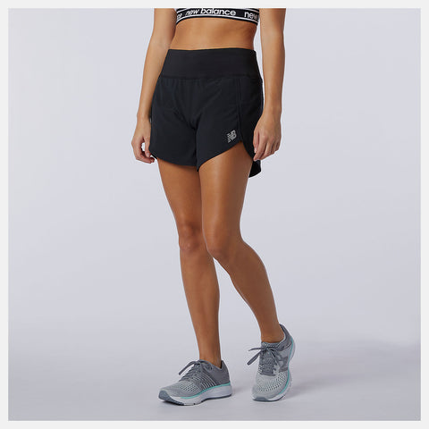 New Balance Womens Impact Short 5in Blk WS01243