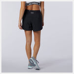 New Balance Womens Impact Short 5in Blk WS01243